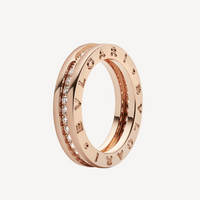 [Vera Jewelry]ZERO 1 ONE-BAND PAVED DIAMONDS ON THE SPIRAL RING