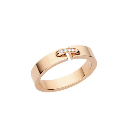 [Vera Jewelry]ALLIANCE LIENS VIDENCE DIAMANT 4MM RING