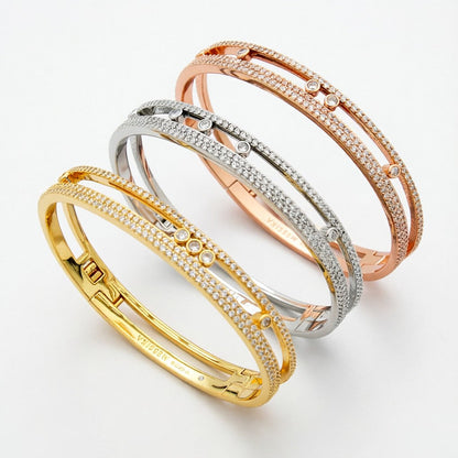 [Vera  Jewelry]Move Romane pavé bangle