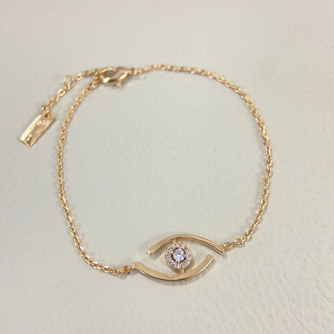 [Vera Jewelry]Lucky Eye Pave-Set Diamond Bracelet