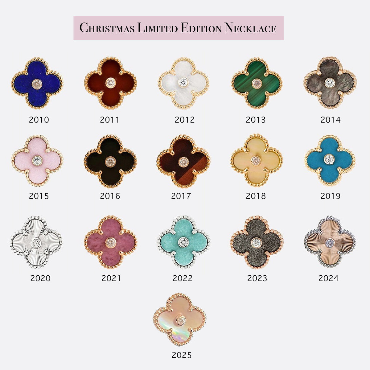 [Vera  Jewelry]CHRISTMAS LIMITED EDITION NECKLACE COLLECTION