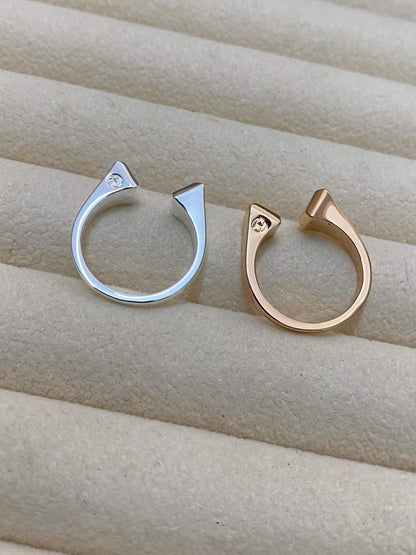 [Vera  Jewelry]THE CONE RIVET RING IS OPEN AND ONE SIZE FITS ALL