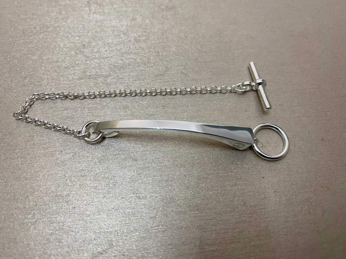 [Vera  Jewelry]CLOU DE FORGE BRACELET WITH SQUARE CONE STUDS