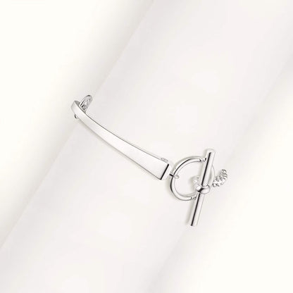 [Vera  Jewelry]CLOU DE FORGE BRACELET WITH SQUARE CONE STUDS