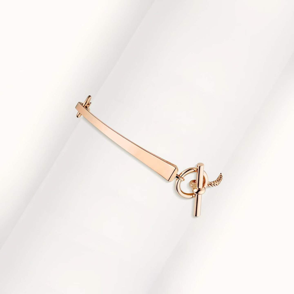 [Vera  Jewelry]CLOU DE FORGE BRACELET WITH SQUARE CONE STUDS