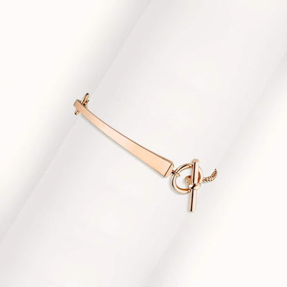 [Vera  Jewelry]CLOU DE FORGE BRACELET WITH SQUARE CONE STUDS
