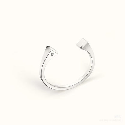 [Vera  Jewelry]CLOU DE FORGE SQUARE CONE STUDS OPEN CUFF ONE SIZE