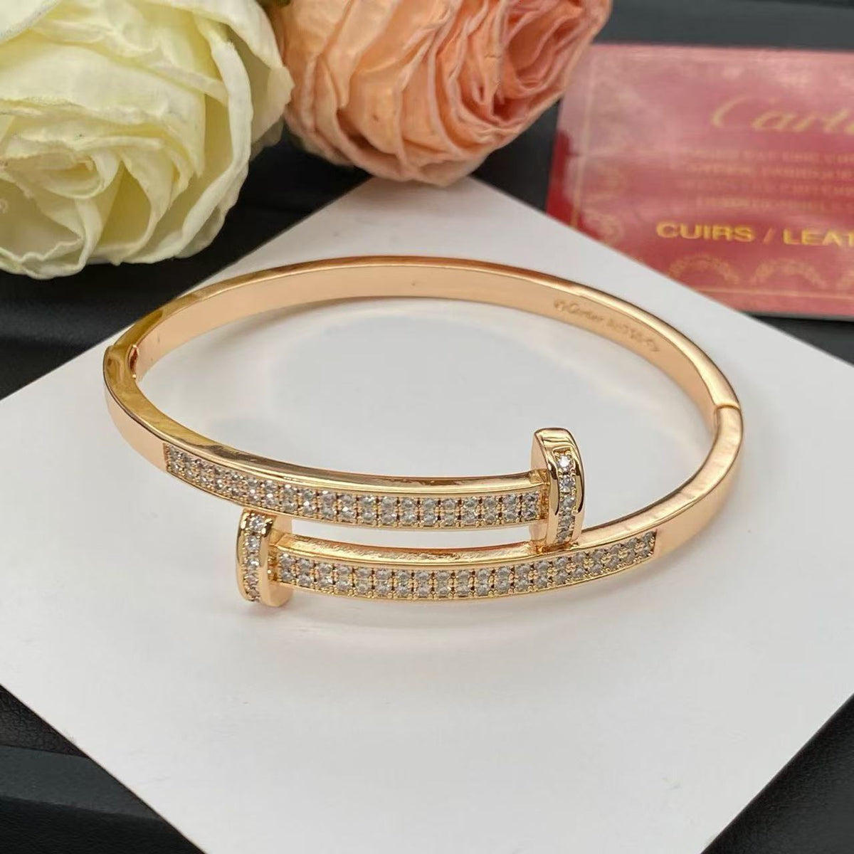 [Vera  Jewelry]Vera  Jewelry ROSE GOLD 6.1MM BRACELET