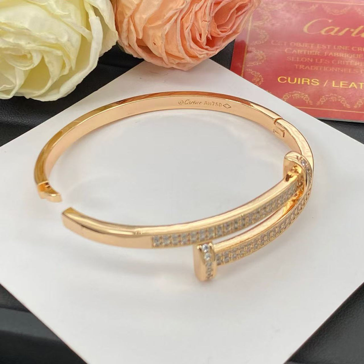 [Vera  Jewelry]Vera  Jewelry ROSE GOLD 6.1MM BRACELET