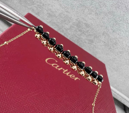 [：Vera  Jewelry]CLASH COLLECTION AGATE CHALCEDONY STUD NECKLACE