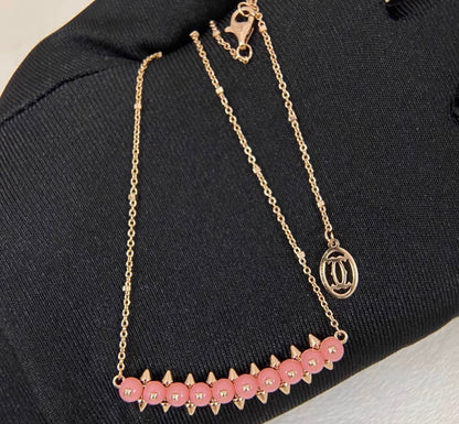 [：Vera  Jewelry]CLASH COLLECTION AGATE CHALCEDONY STUD NECKLACE
