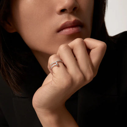 [Vera  Jewelry]JUSTE RING 1.8MM SILVER DIAMONDS