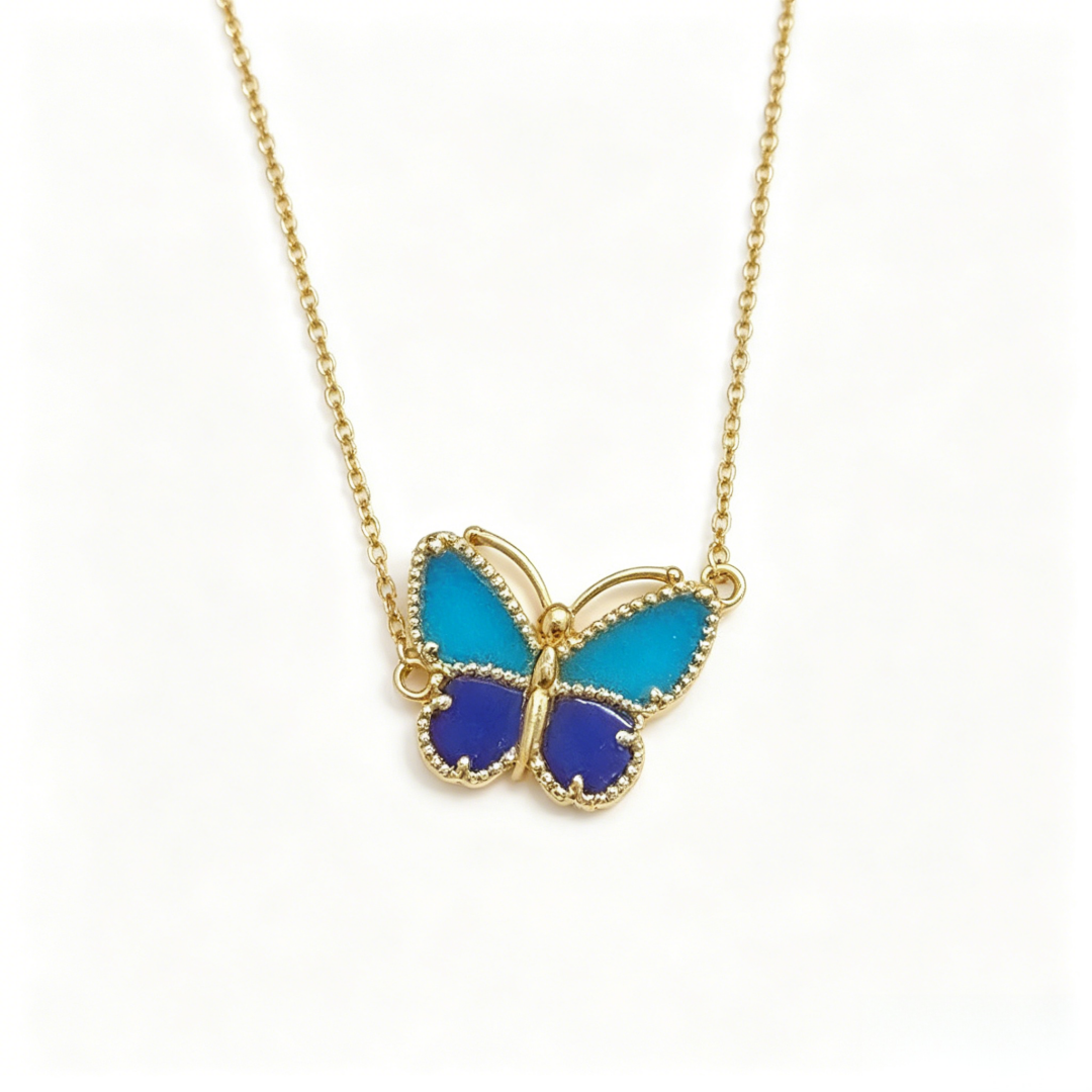 [Vera  Jewelry] 2026 Vera  Jewelry LUCKY BUTTERFLY 1 MOTIFS NECKLACE