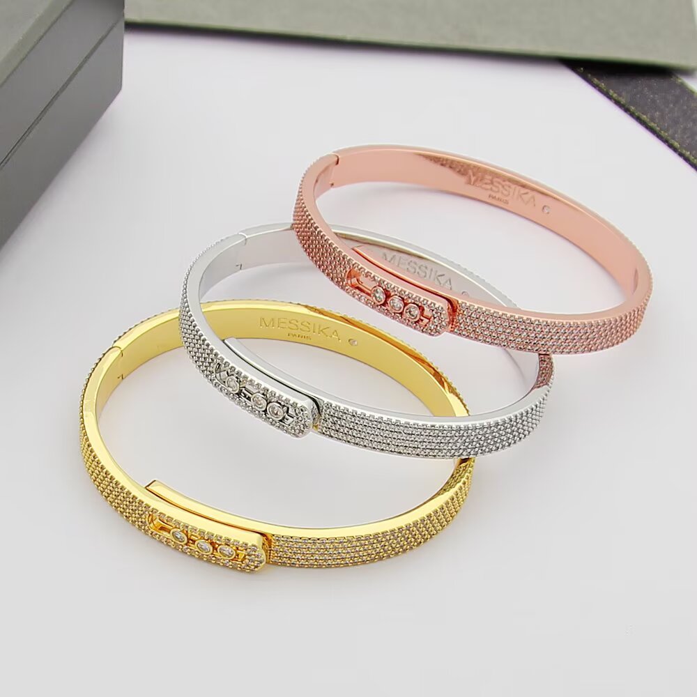 [Vera Jewelry]Move Noa Full Pavé Diamond Bangle Bracelet