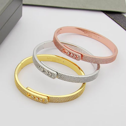 [Vera Jewelry]Move Noa Full Pavé Diamond Bangle Bracelet