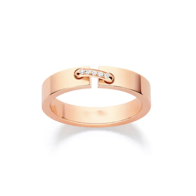 [Vera Jewelry]ALLIANCE LIENS VIDENCE DIAMANT 4MM RING
