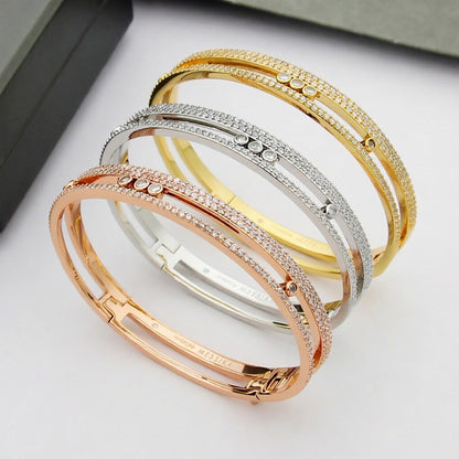 [Vera  Jewelry]Move Romane pavé bangle