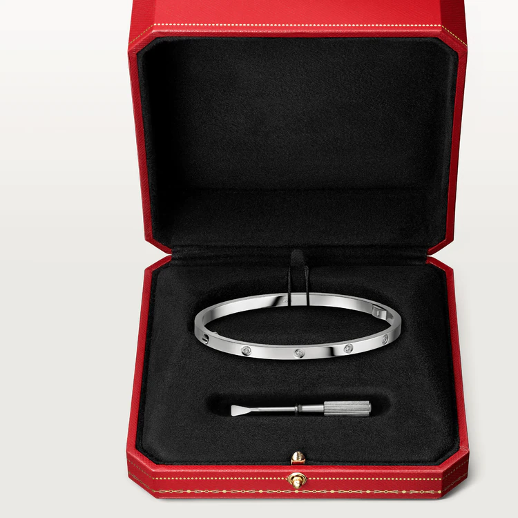 [Vera  Jewelry]LOVE BRACELET 3.65MM 10 DIAMONDS