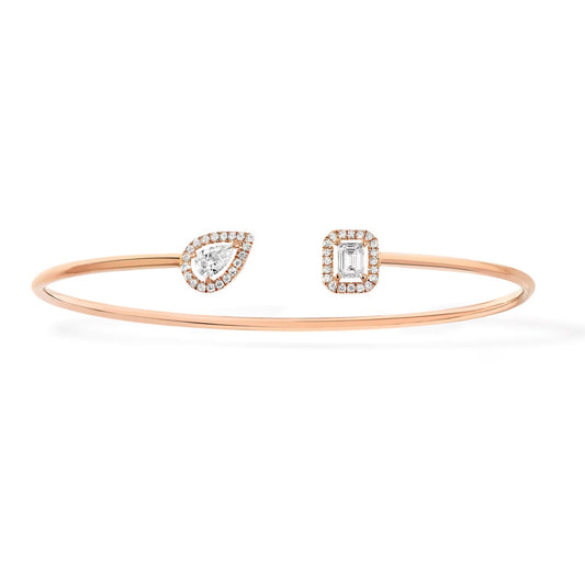 [Vera Jewelry]JONC FLEX MY TWIN TOI & MOI シルバーダイヤモンドブレスレット