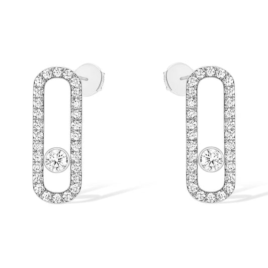 [Vera Jewelry] ムーヴ ウノ スタッド ダイヤモンド パヴェ イヤリング