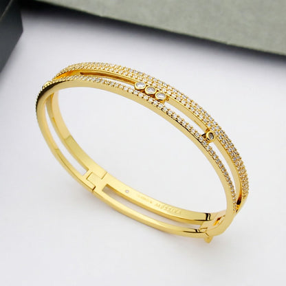 [Vera  Jewelry]Move Romane pavé bangle