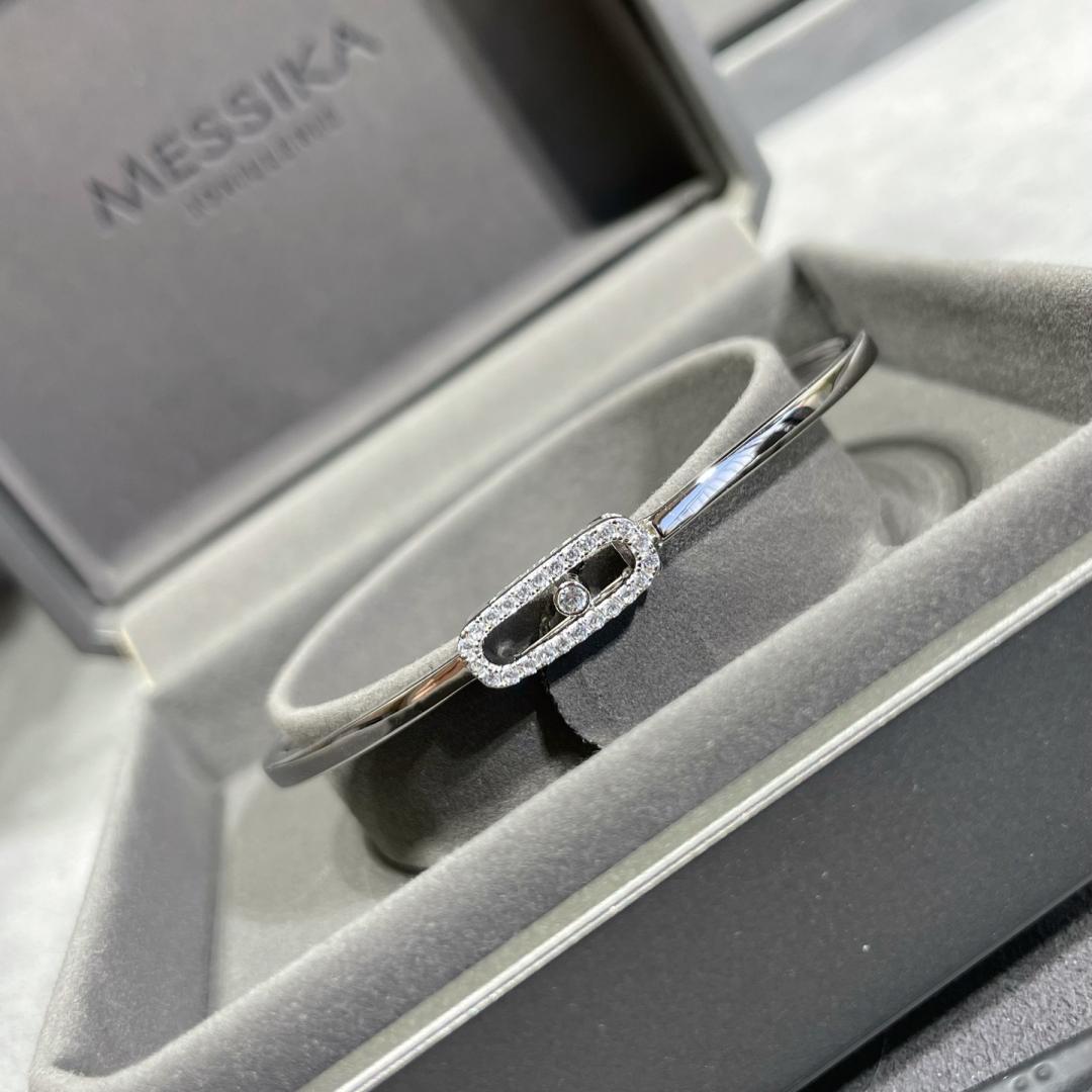 [Vera  Jewelry]Move Uno pavé flex bangle medium