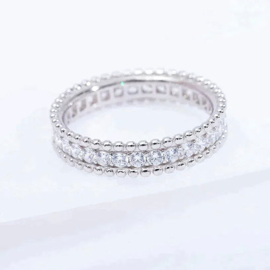 [Vera Jewelry]PERLEE DIAMOND SILVER RING