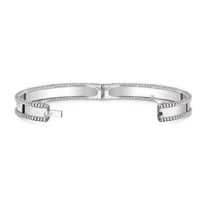 [Vera  Jewelry]SIGNATURE DUAL-BEADED BANGLE