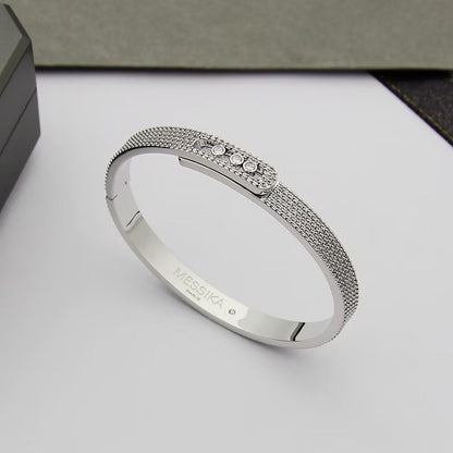 [Vera  Jewelry]Move Noa Full Pavé Diamond Bangle Bracelet