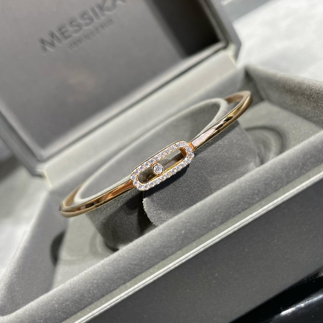 [Vera  Jewelry]Move Uno pavé flex bangle medium