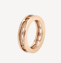 [Vera Jewelry]ZERO 1 ONE-BAND WITH OPENWORK LOGO SPIRAL RING