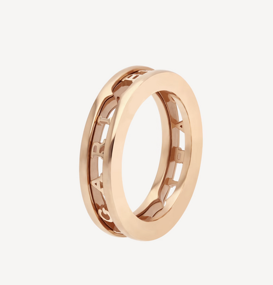 [Vera]ZERO 1 ONE-BAND WITH OPENWORK LOGO SPIRAL RING