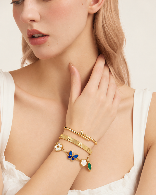 [Vera Jewelry]MONOGRAM BRACELET