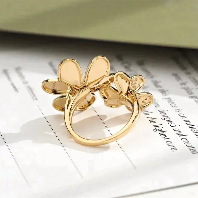 [Vera Jewelry]CLOVER COMOS GOLD DIAMOND RING
