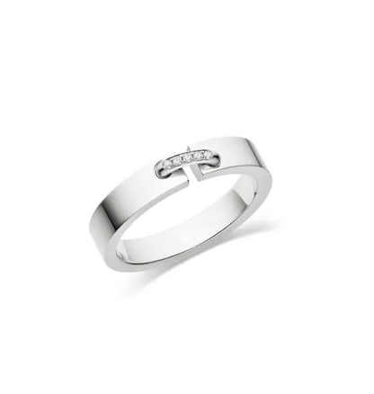 [Vera Jewelry]ALLIANCE LIENS VIDENCE DIAMANT 4MM RING