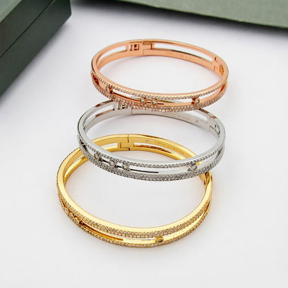 [Vera  Jewelry]Move Romane pavé bangle