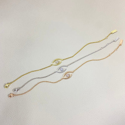 [Vera Jewelry]Lucky Eye Pave-Set Diamond Bracelet