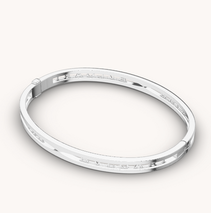 [Vera]ZERO 1 SPIRAL LOGO SILBERARMBAND