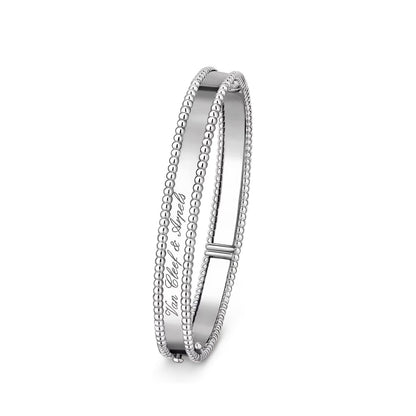 [Vera  Jewelry]SIGNATURE DUAL-BEADED BANGLE