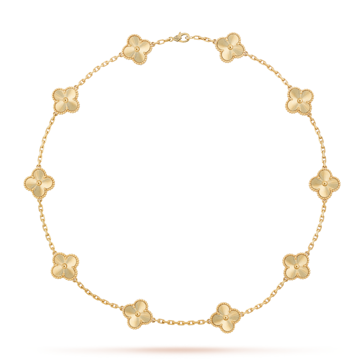 [Vera Jewelry]CLOVER 10 MOTIFS LASER NECKLACE