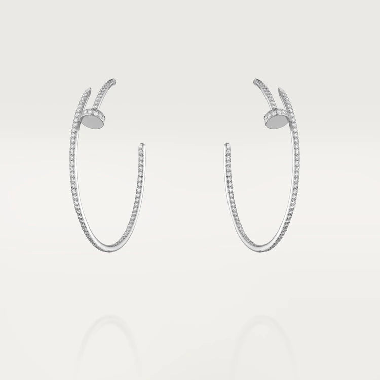 [Vera  Jewelry]JUSTE EARRINGS FULL DIAMONDS 1.8MM