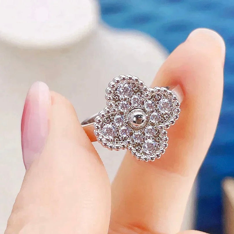 [Vera  Jewelry]CLOVER DIAMOND RING