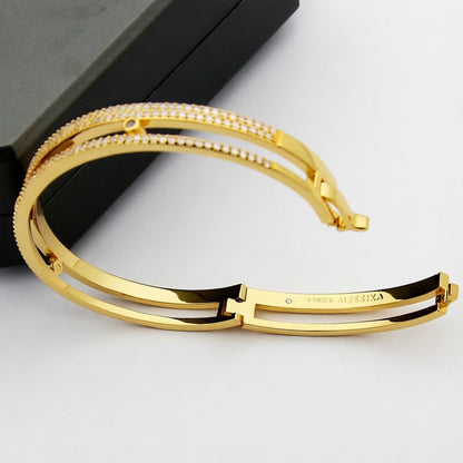 [Vera  Jewelry]Move Romane pavé bangle