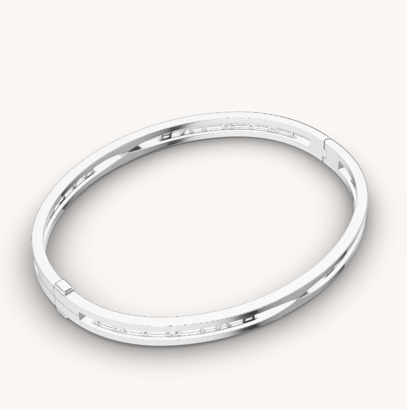 [Vera]ZERO 1 SPIRAL LOGO SILBERARMBAND