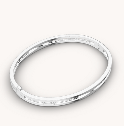 [Vera]ZERO 1 SPIRAL LOGO SILBERARMBAND