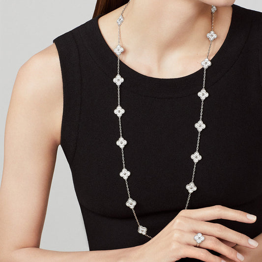 [Vera Jewelry]CLOVER 20 MOTIFS  LASER SILVER