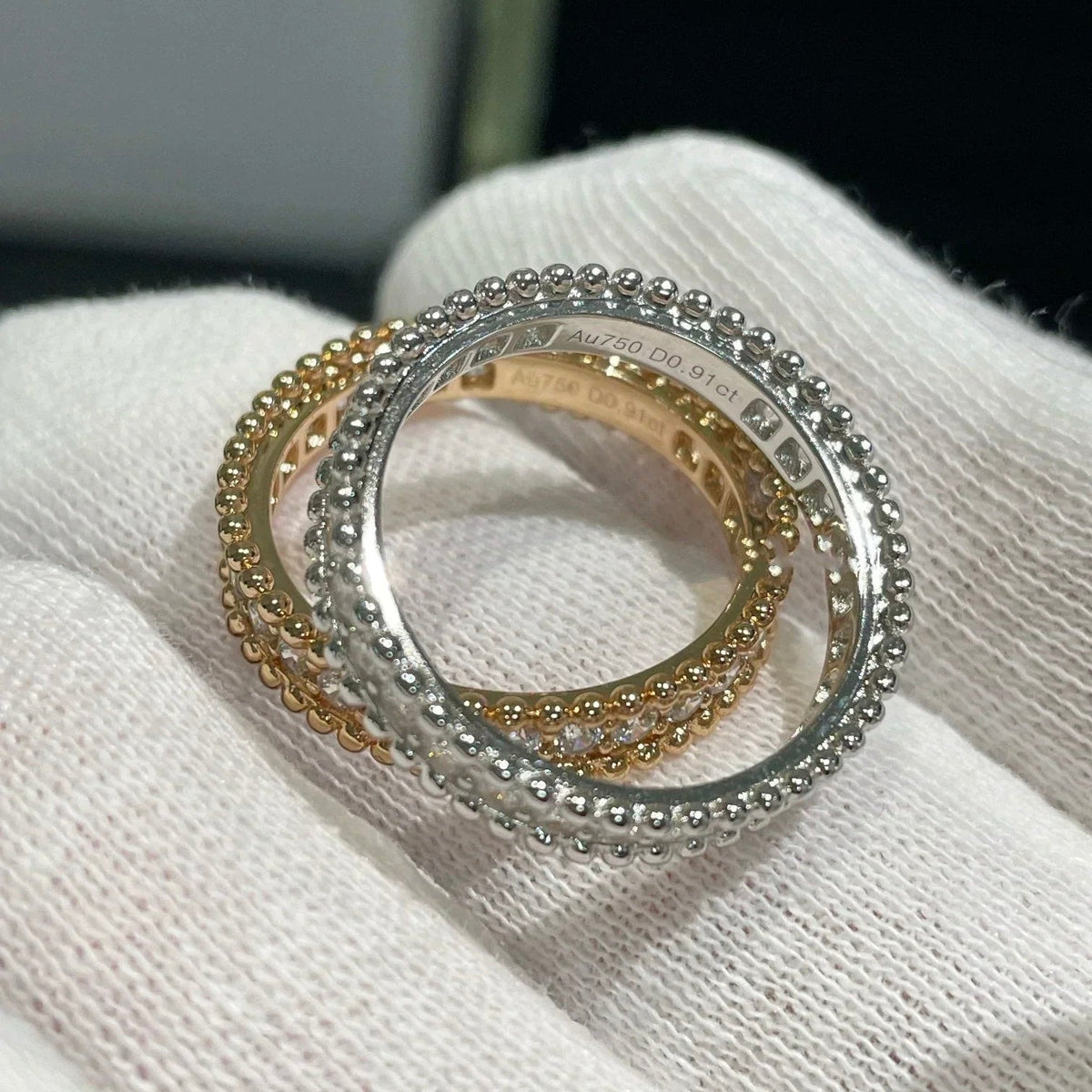 [Vera Jewelry]PERLEE DIAMOND SILVER RING