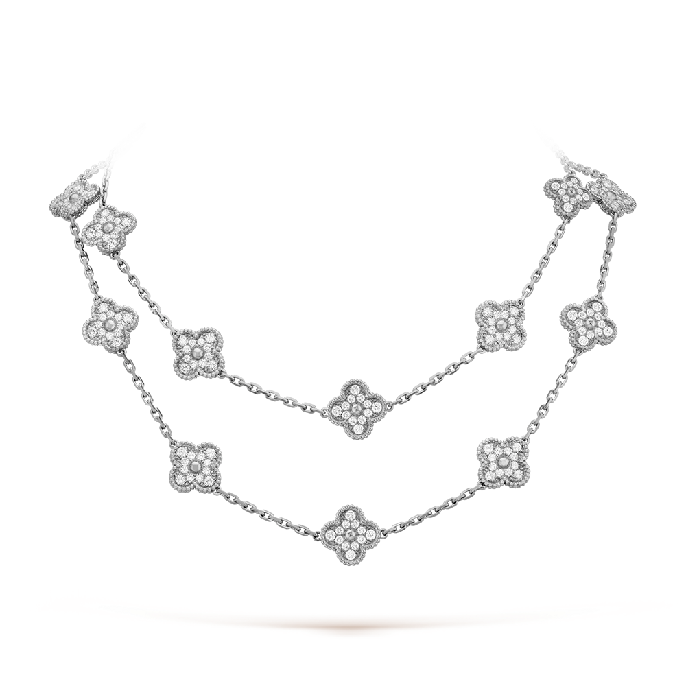 [Vera Jewelry]CLOVER 20 MOTIFS DIAMOND SILVER