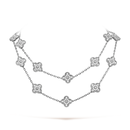[Vera Jewelry]CLOVER 20 MOTIFS DIAMOND SILVER