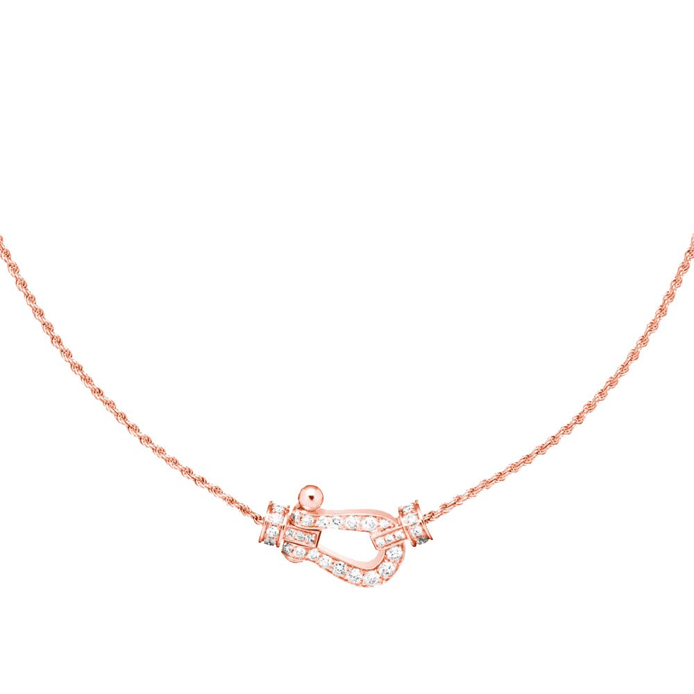 [Vera  Jewelry]FORCE 10 PINK GOLD DIAMOND NECKLACE